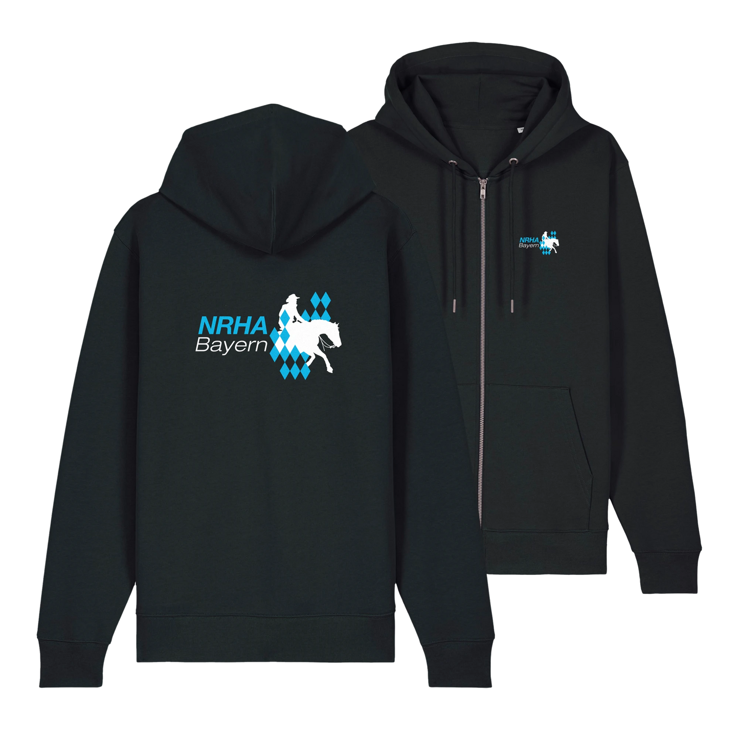 Zip Hoody - Logo NRHA Regio Bayern
