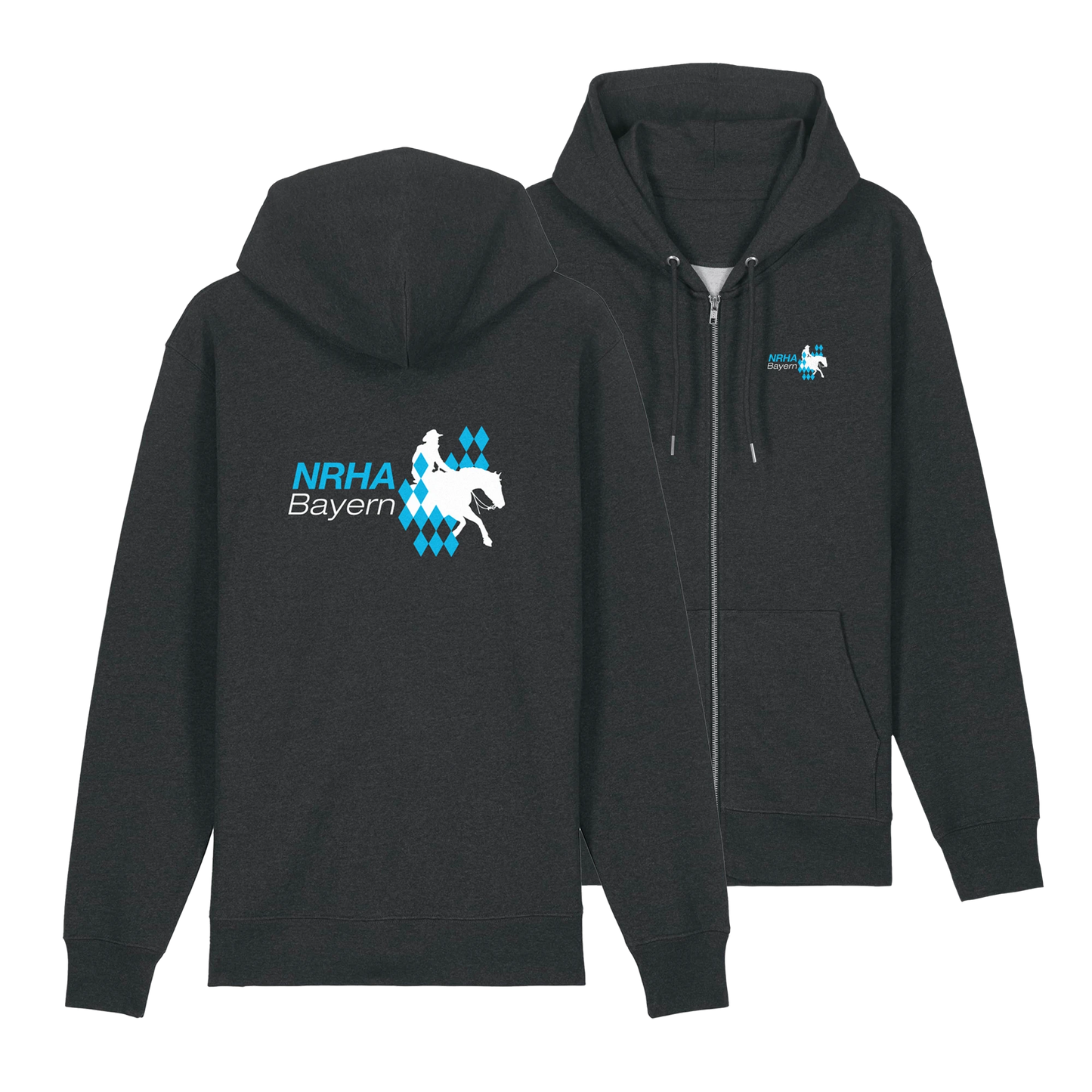 Zip Hoody - Logo NRHA Regio Bayern