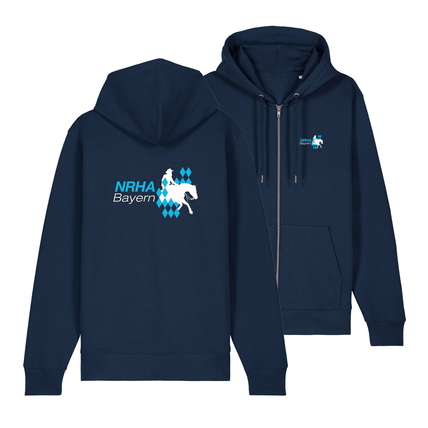 Zip Hoody - Logo NRHA Regio Bayern