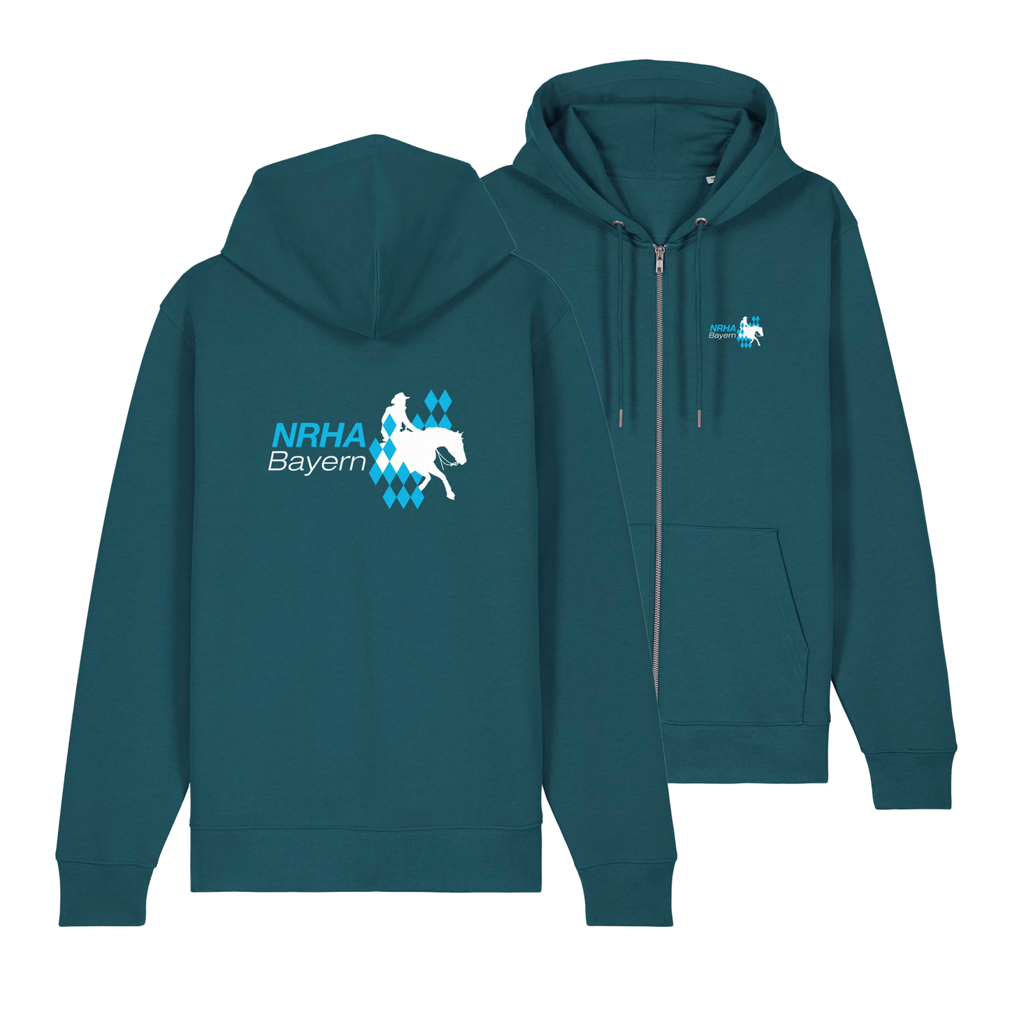 Zip Hoody - Logo NRHA Regio Bayern