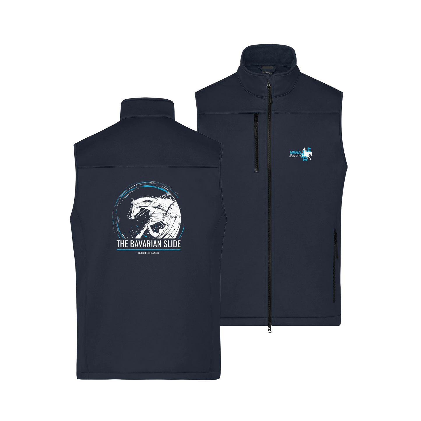 Herren Softshell Weste - The Bavarian Slide